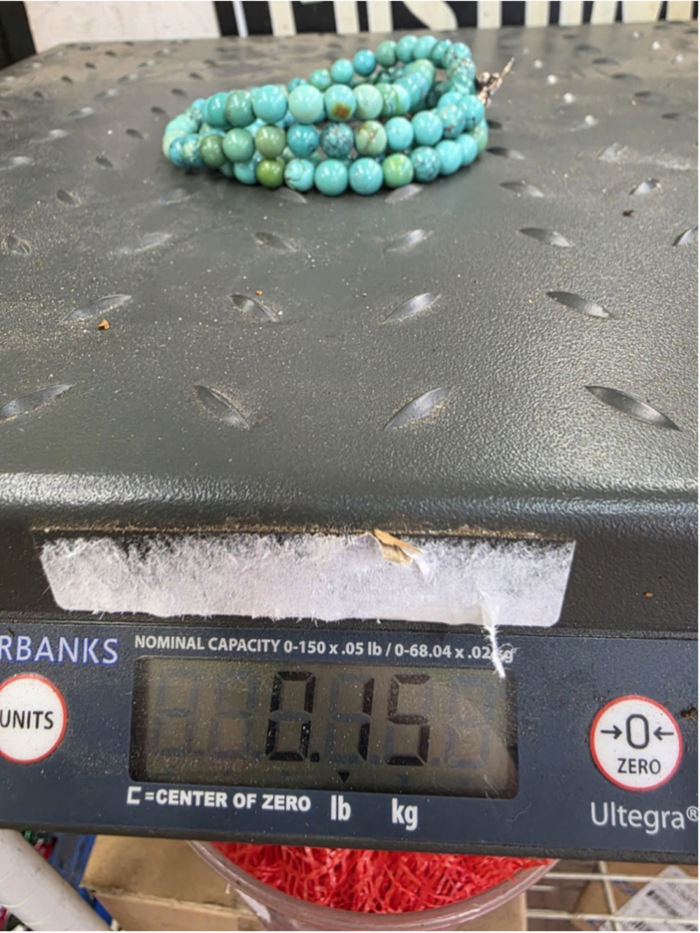 Jay King DTR Turquoise 3ft Necklace 925 Ster Silver Simgle Strand Beaded 68g 82 - Picture 4 of 5